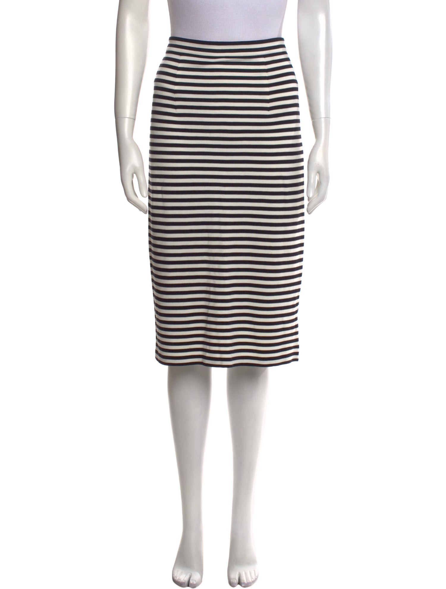 Tibi Striped Knee-Length Skirt