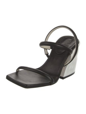 Tibi Leather Slingback Sandals