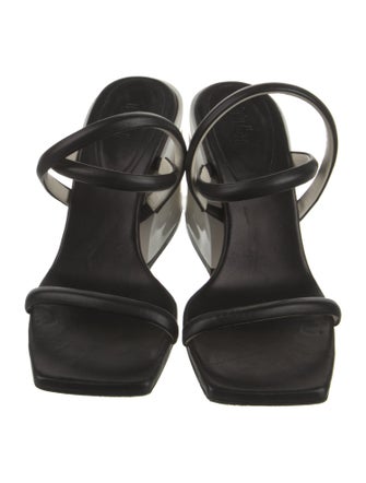 Tibi Leather Slingback Sandals