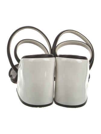 Tibi Leather Slingback Sandals