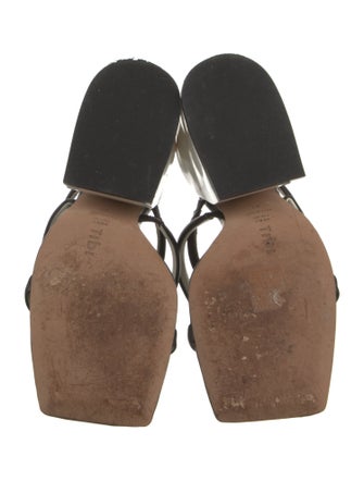 Tibi Leather Slingback Sandals