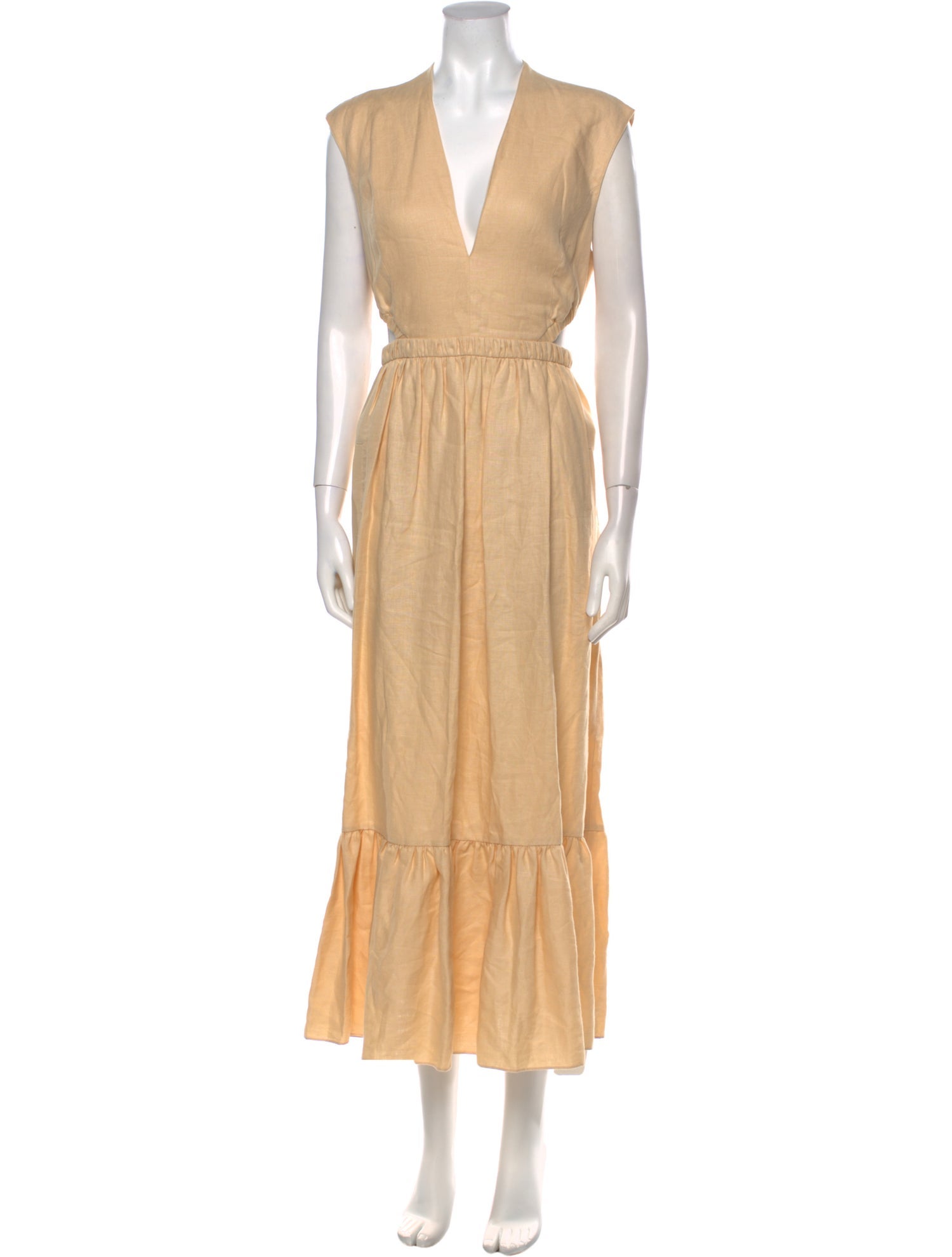 Tibi Linen Long Dress
