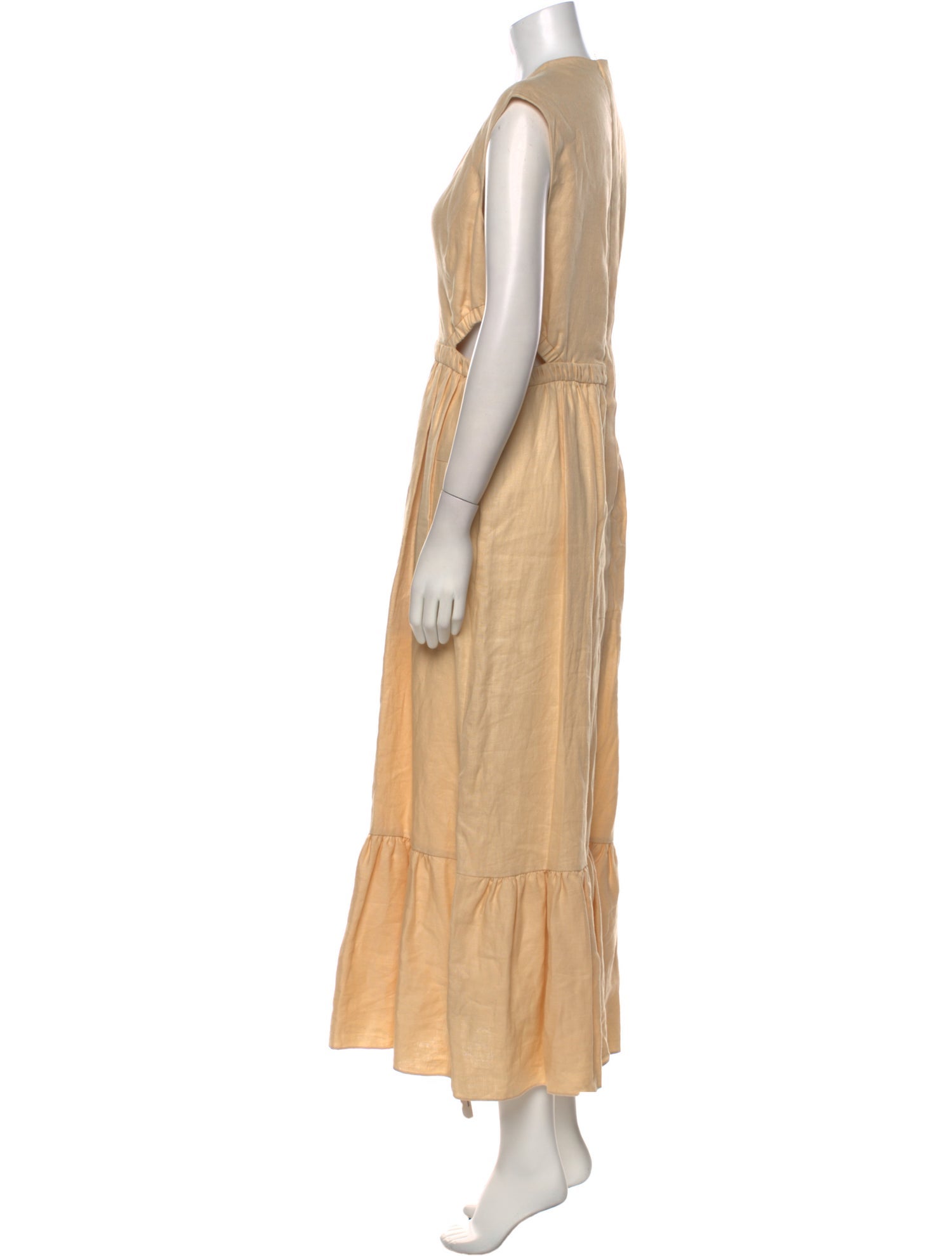 Tibi Linen Long Dress