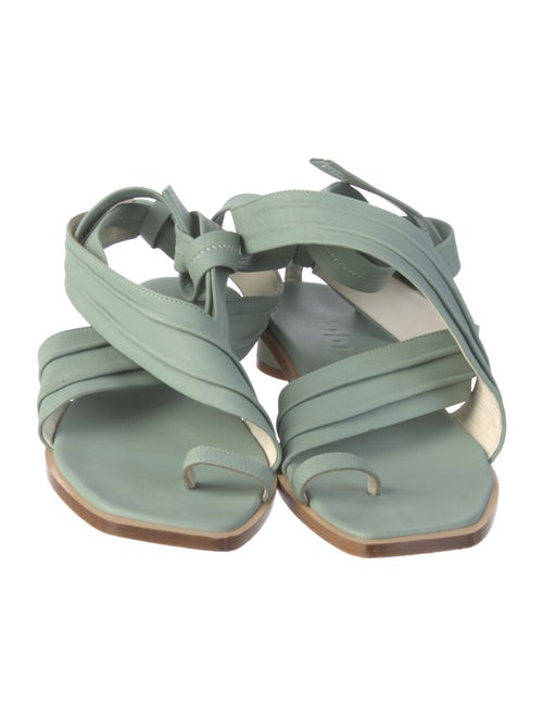 Tibi Leather Slingback Sandals