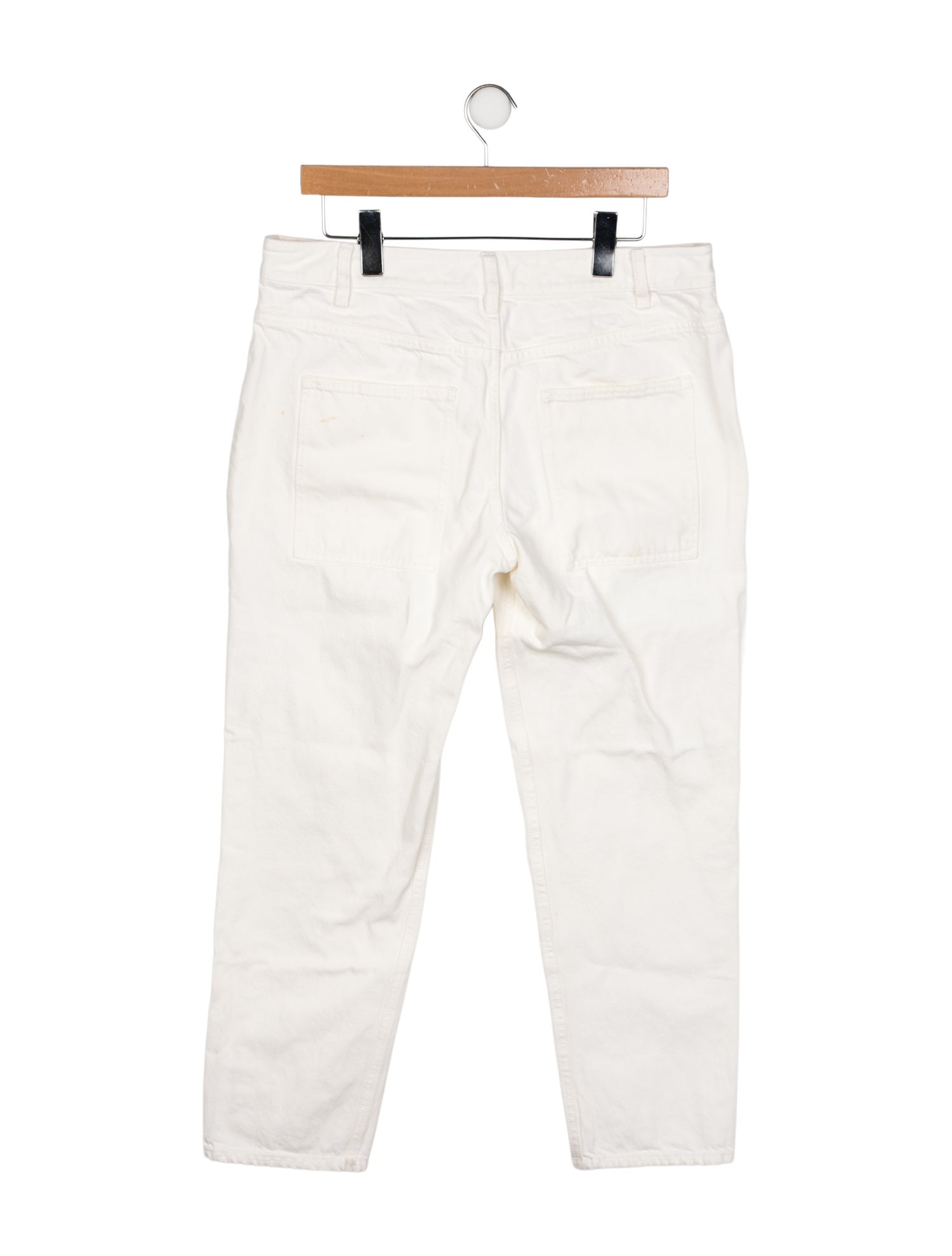 Tibi Mid-Rise Straight Leg Jeans