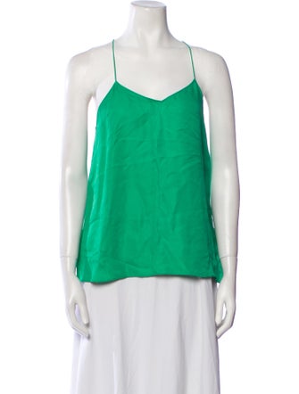 Tibi V-Neck Sleeveless Top