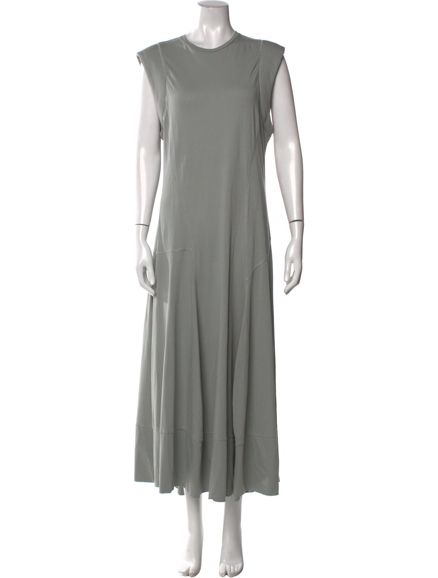 Tibi Crew Neck Long Dress