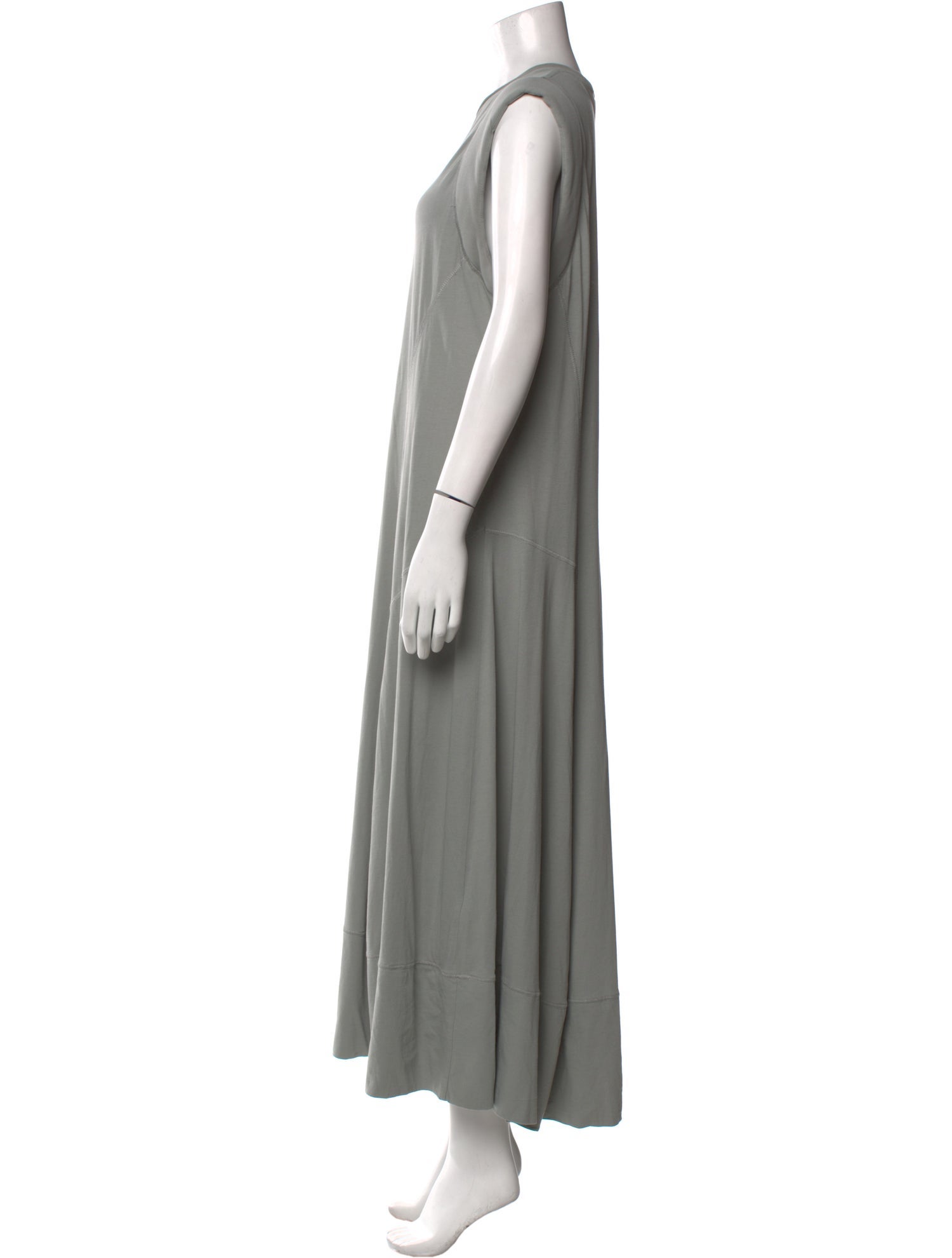 Tibi Crew Neck Long Dress