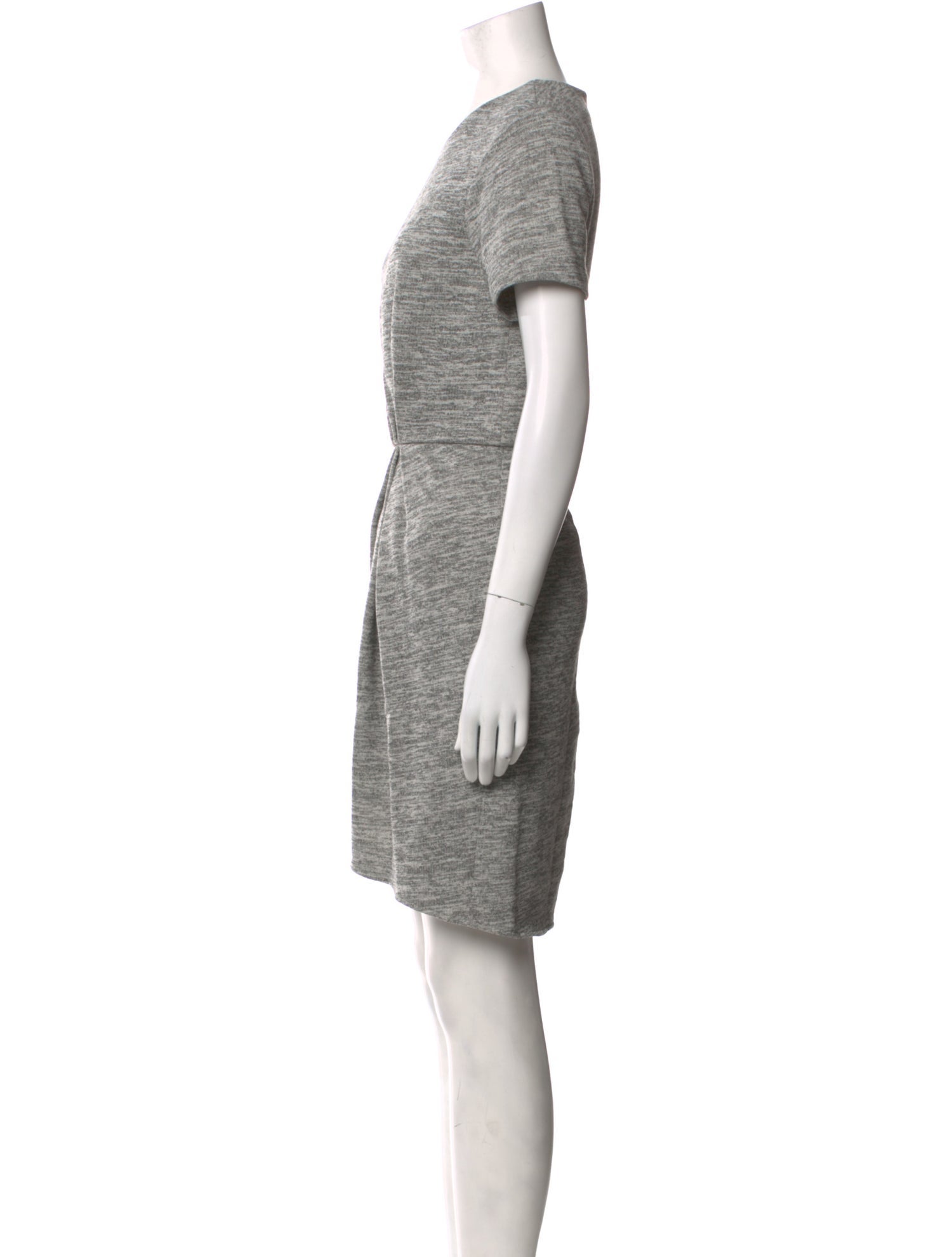 Tibi Scoop Neck Mini Dress
