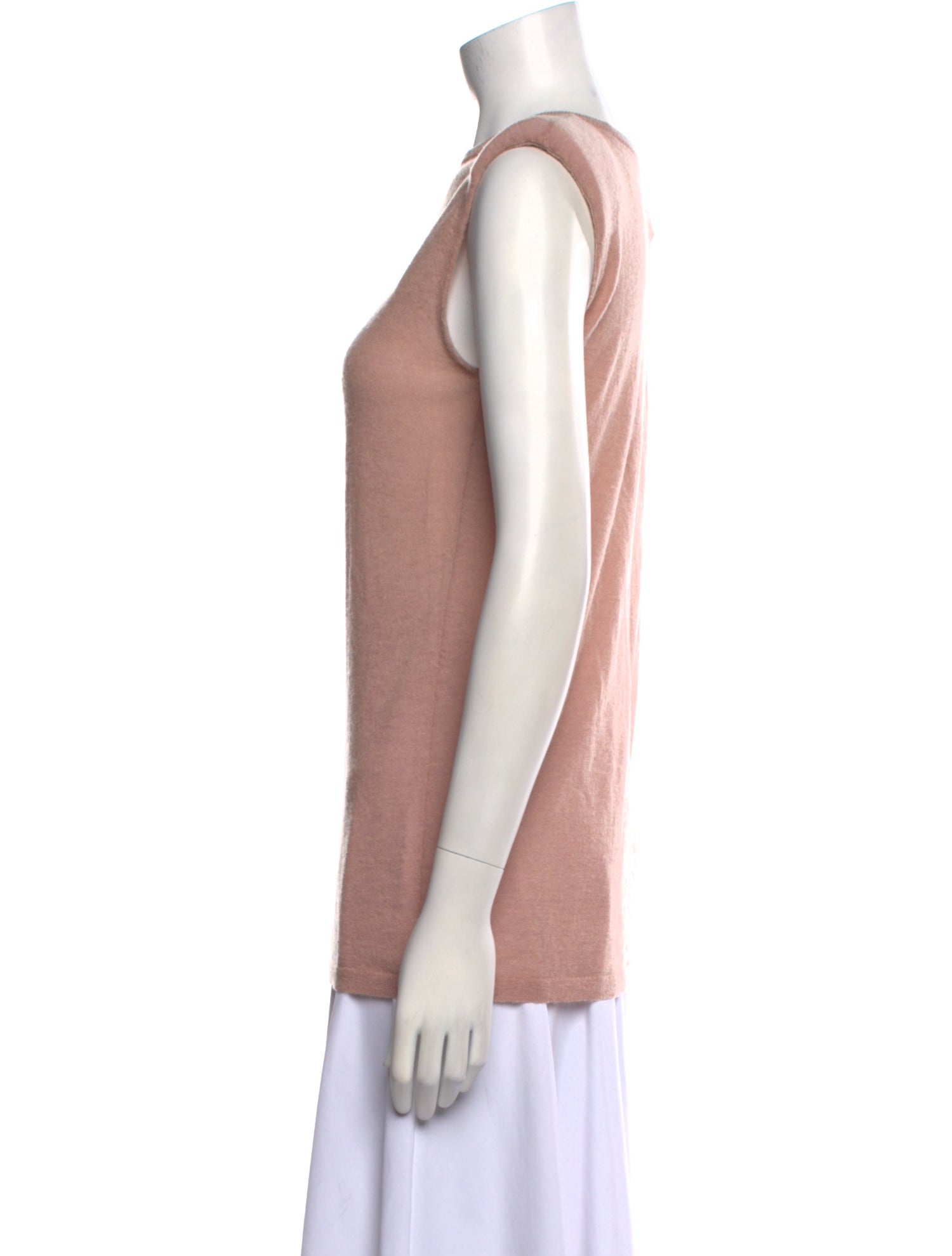 Tibi Crew Neck Sleeveless Top