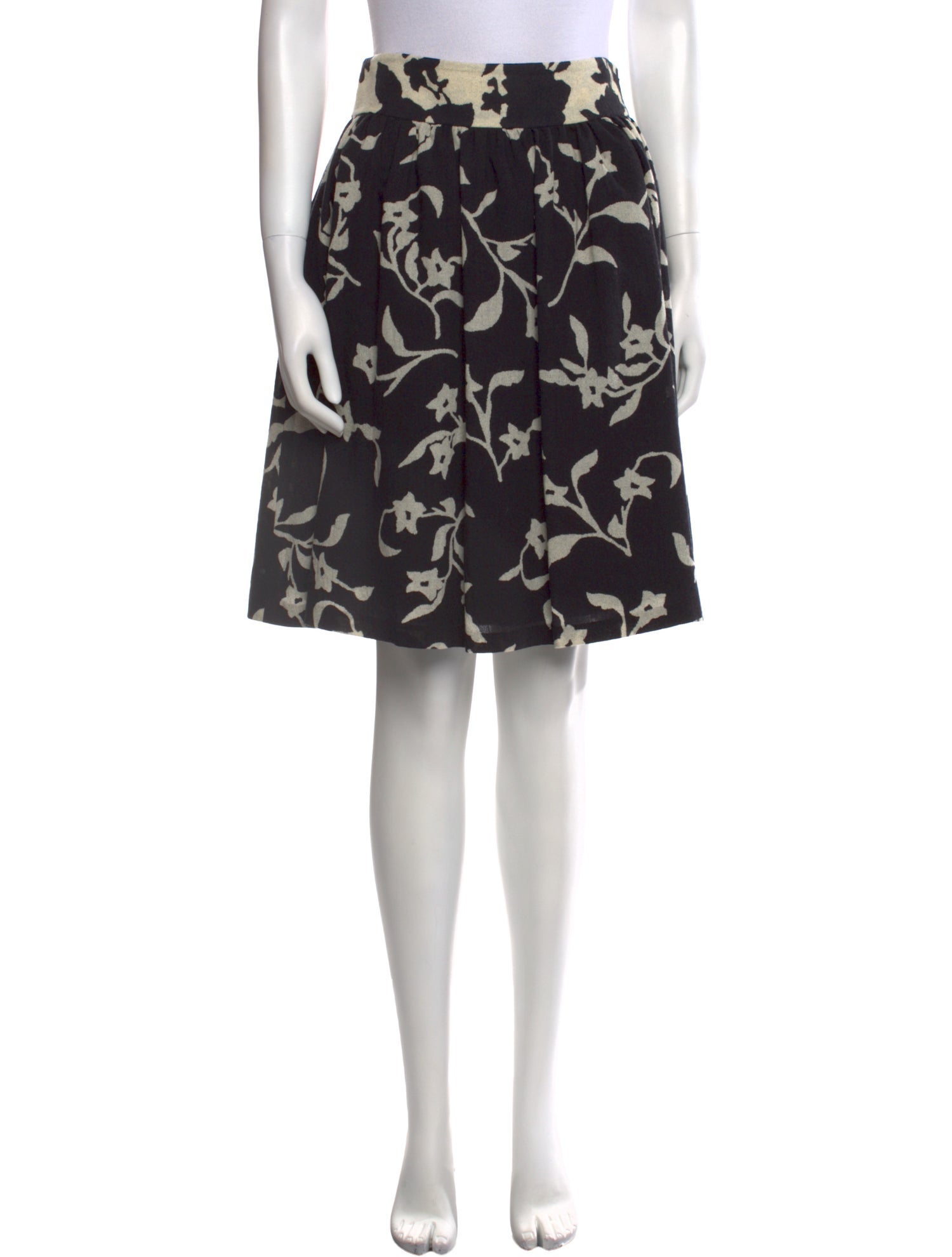 Tibi Wool Knee-Length Skirt