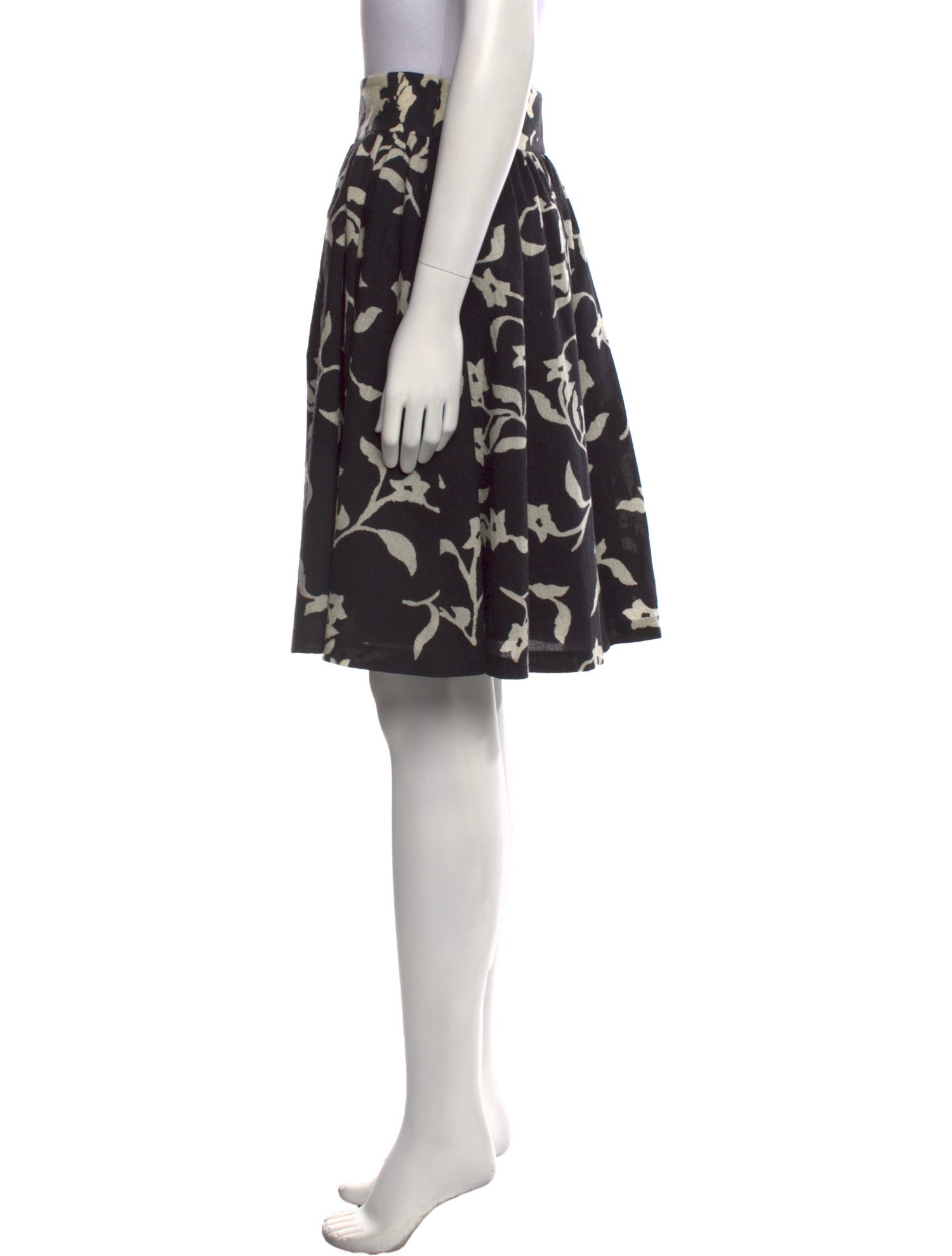 Tibi Wool Knee-Length Skirt