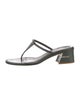 Tibi Leather T-Strap Sandals