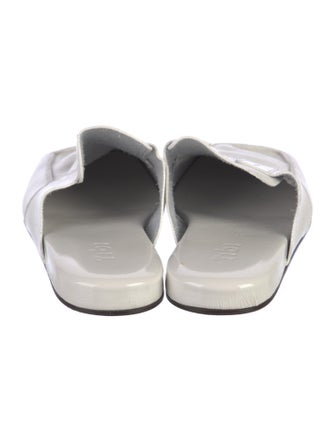 Tibi Patent Leather Slides
