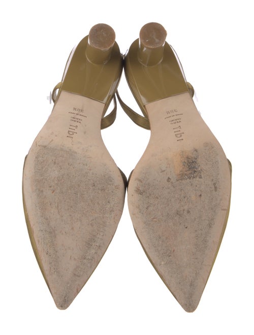 Tibi Satin Slingback Pumps