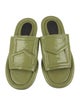 Tibi Patent Leather Slides