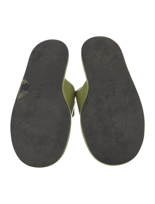 Tibi Patent Leather Slides