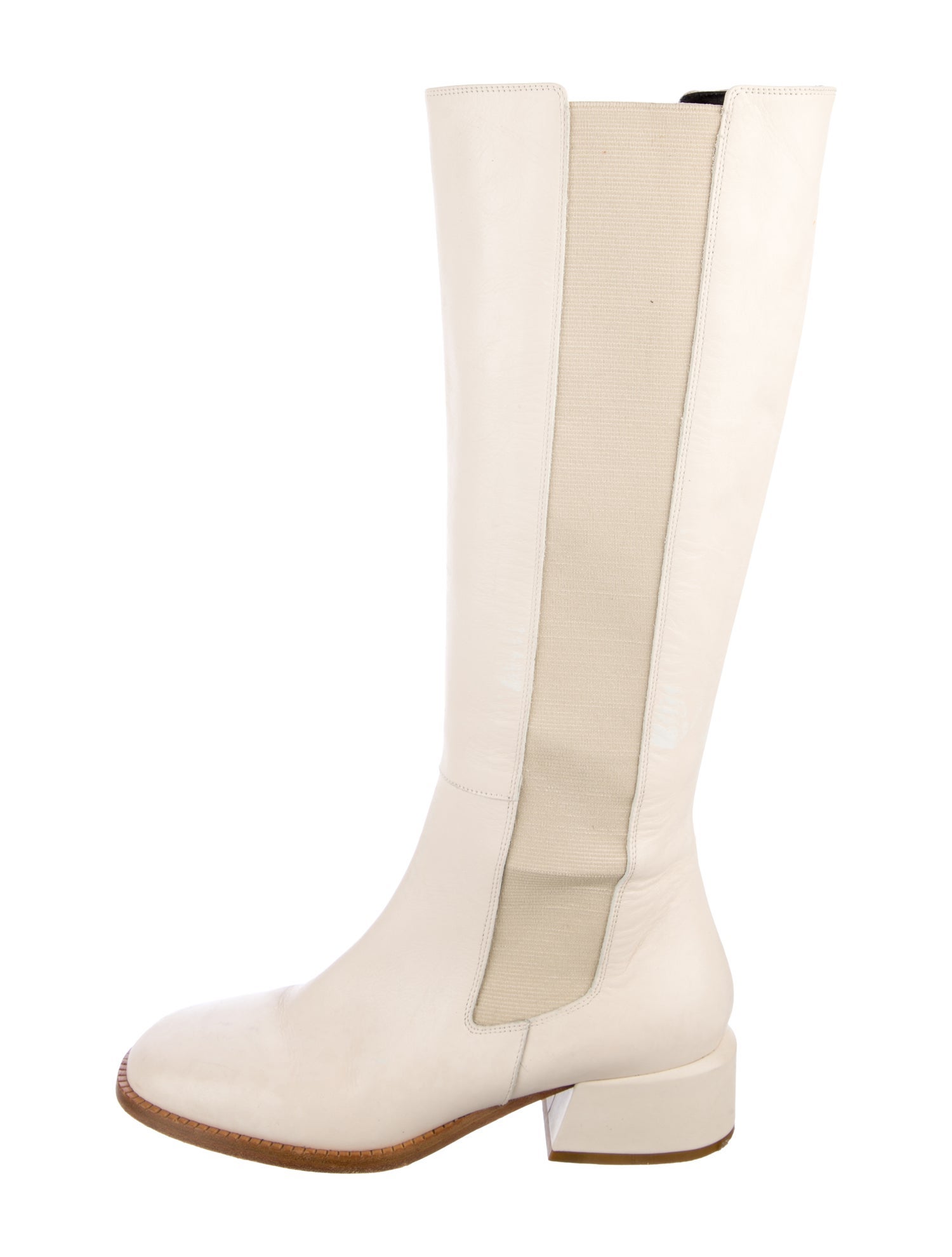 Tibi Leather Riding Boots