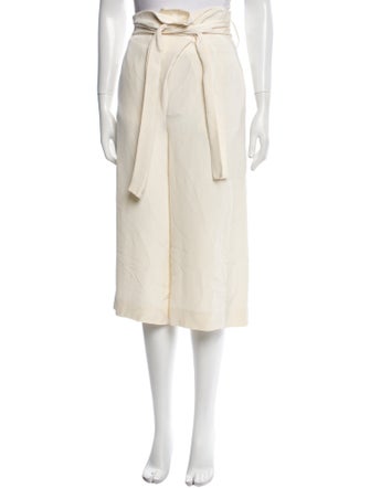 Tibi Silk Wide Leg Pants