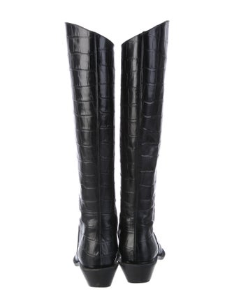 Tibi Leather Riding Boots
