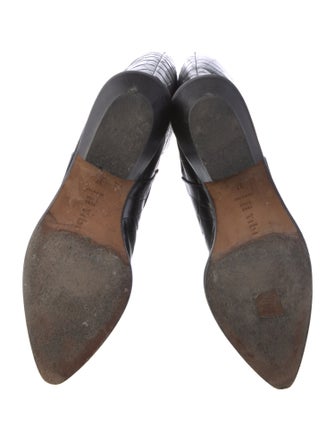 Tibi Leather Riding Boots