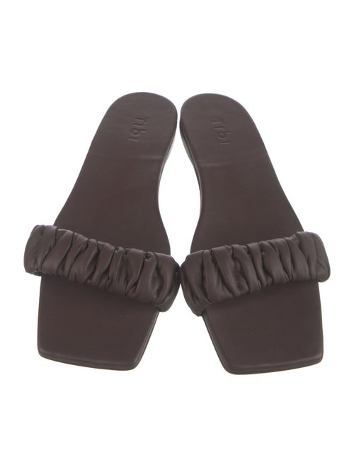 Tibi Leather Slides