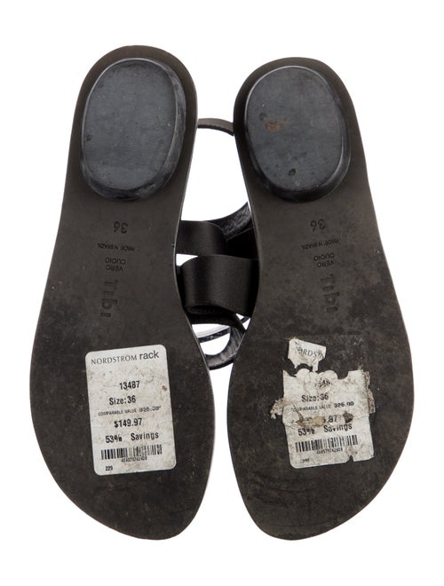 Tibi Satin Gladiator Sandals