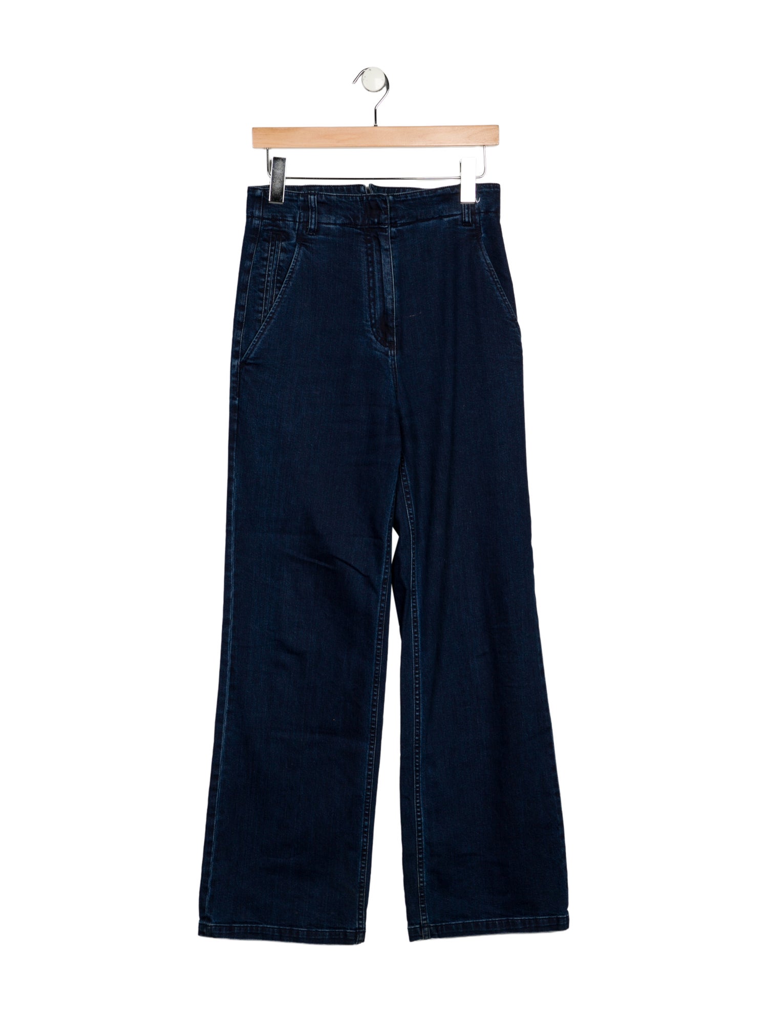 Tibi High-Rise Wide Leg Jeans