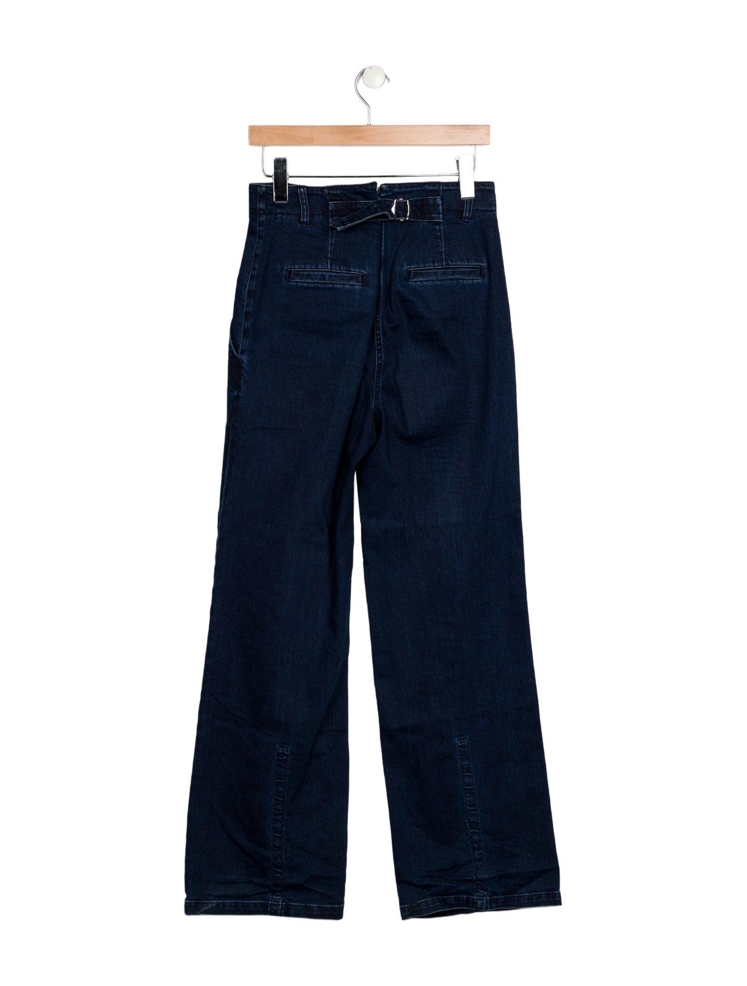 Tibi High-Rise Wide Leg Jeans
