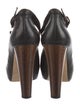 Tibi Leather T-Strap Pumps