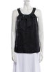 Tibi Scoop Neck Sleeveless Top