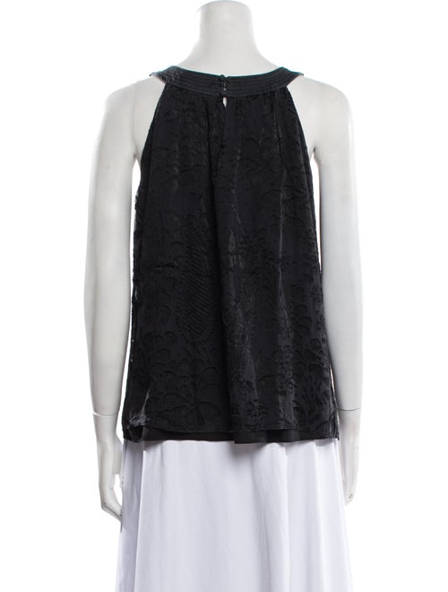 Tibi Scoop Neck Sleeveless Top