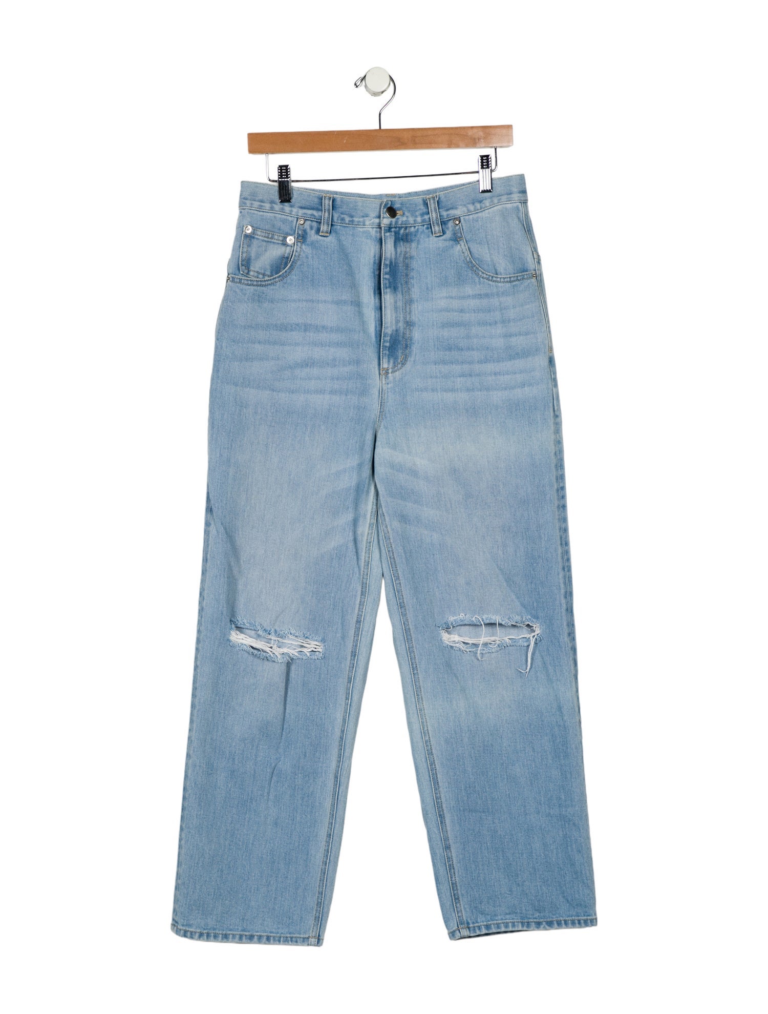 Tibi High-Rise Wide Leg Jeans