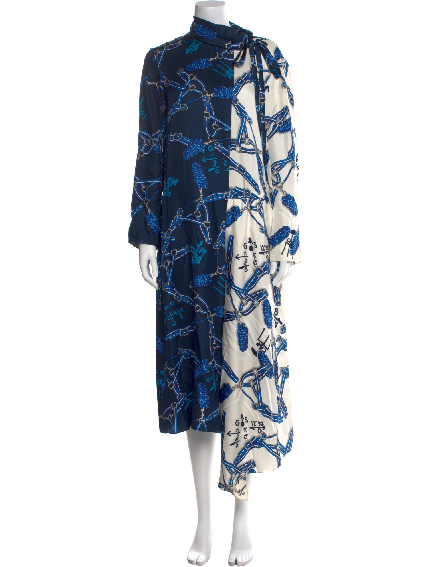 Tibi Silk Long Dress