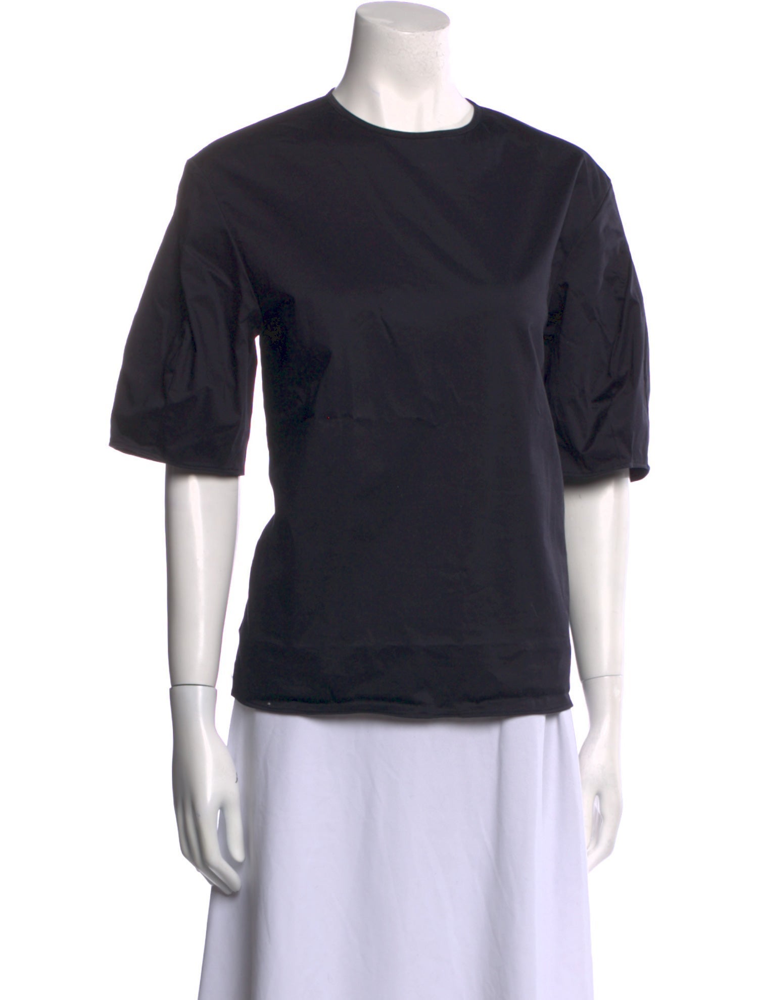 Tibi Crew Neck Short Sleeve T-Shirt