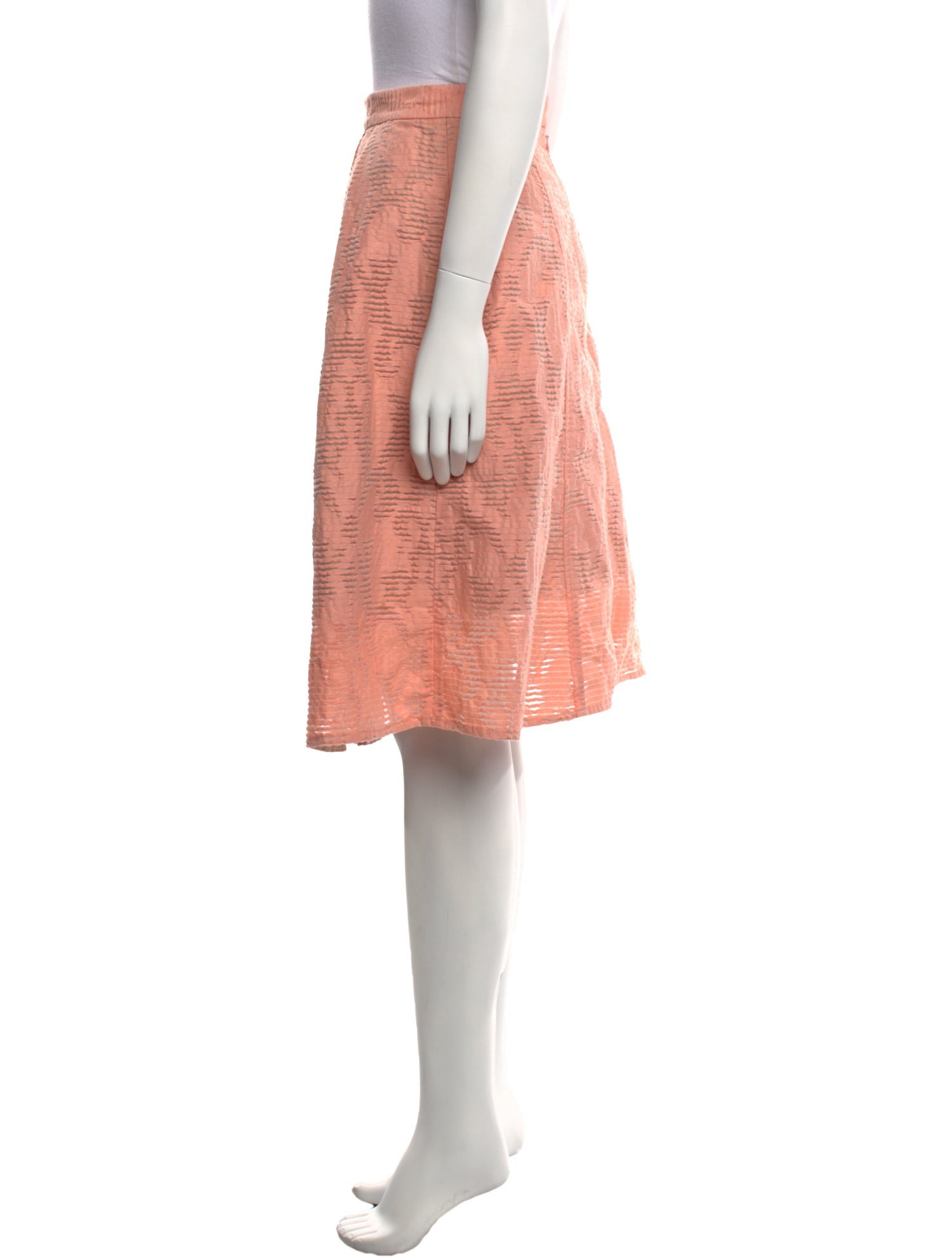 Tibi Patterned Knee-Length Skirt