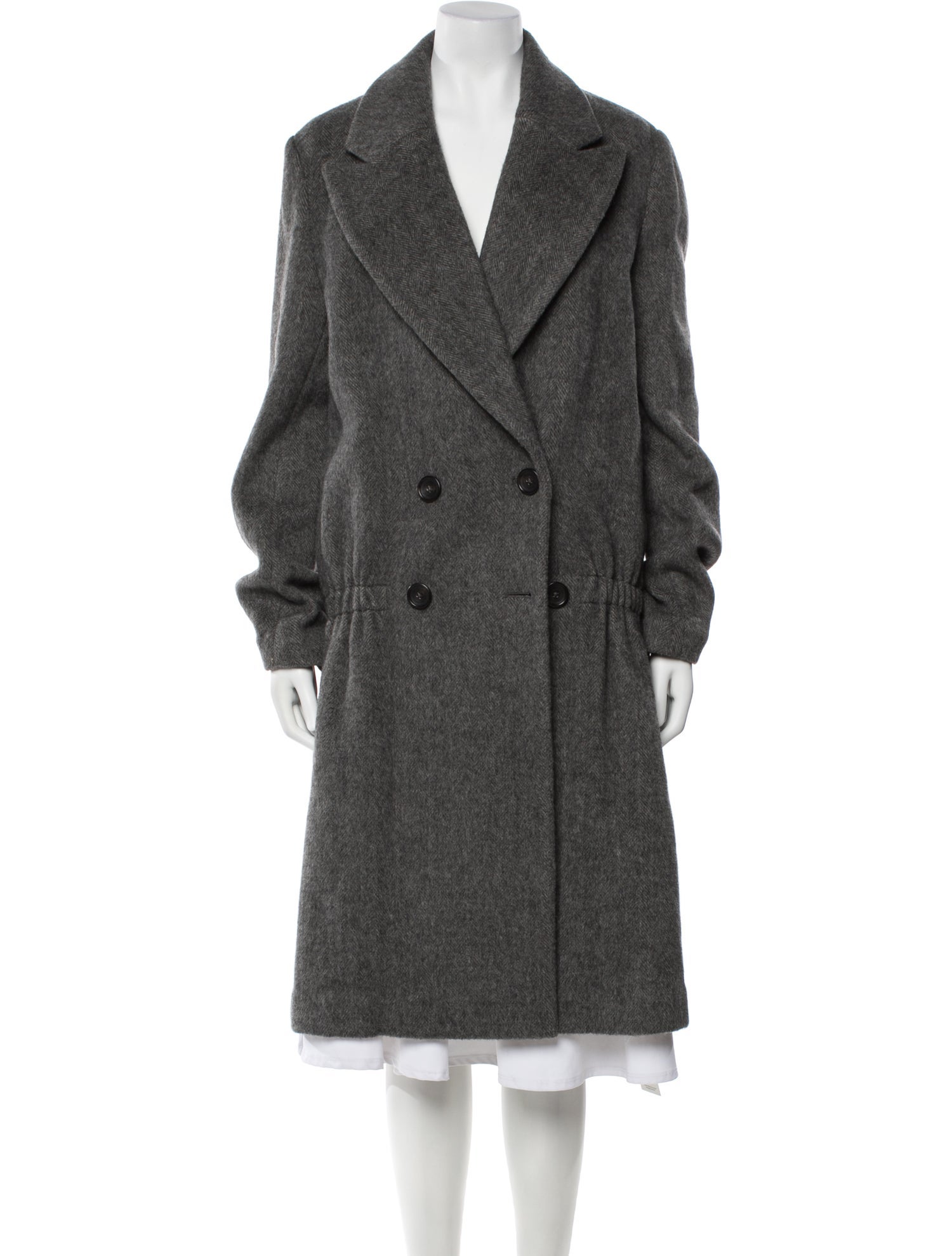 Tibi Wool Trench Coat