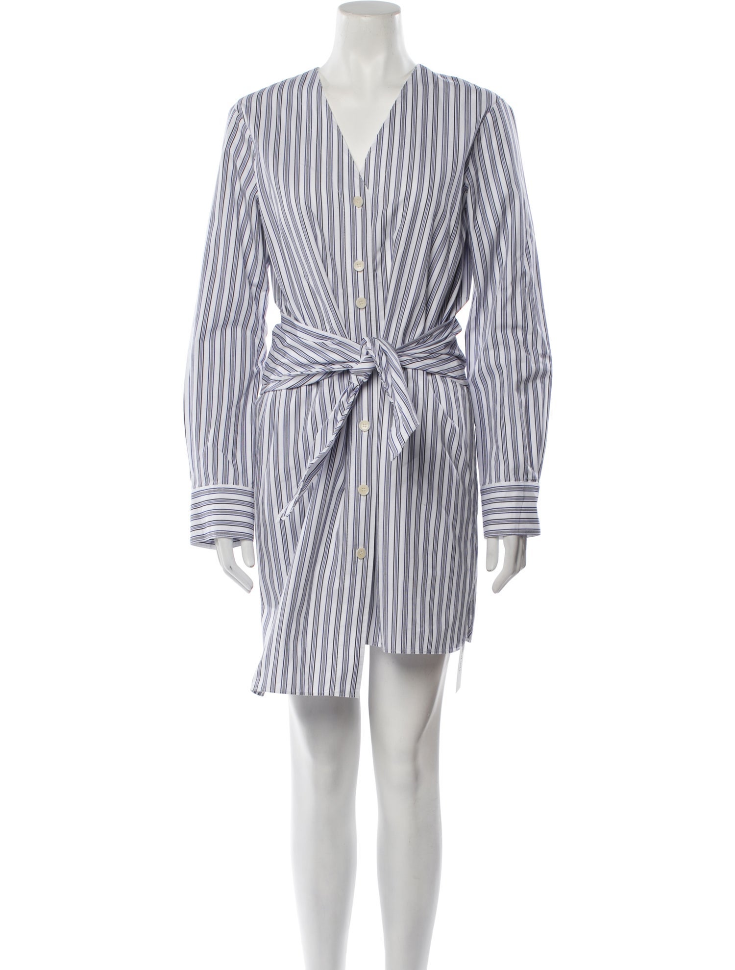 Tibi Striped Mini Dress