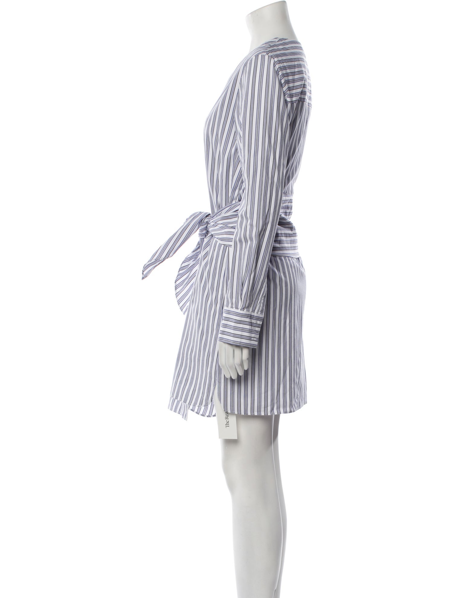 Tibi Striped Mini Dress