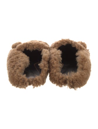 Tibi Shearling Mules