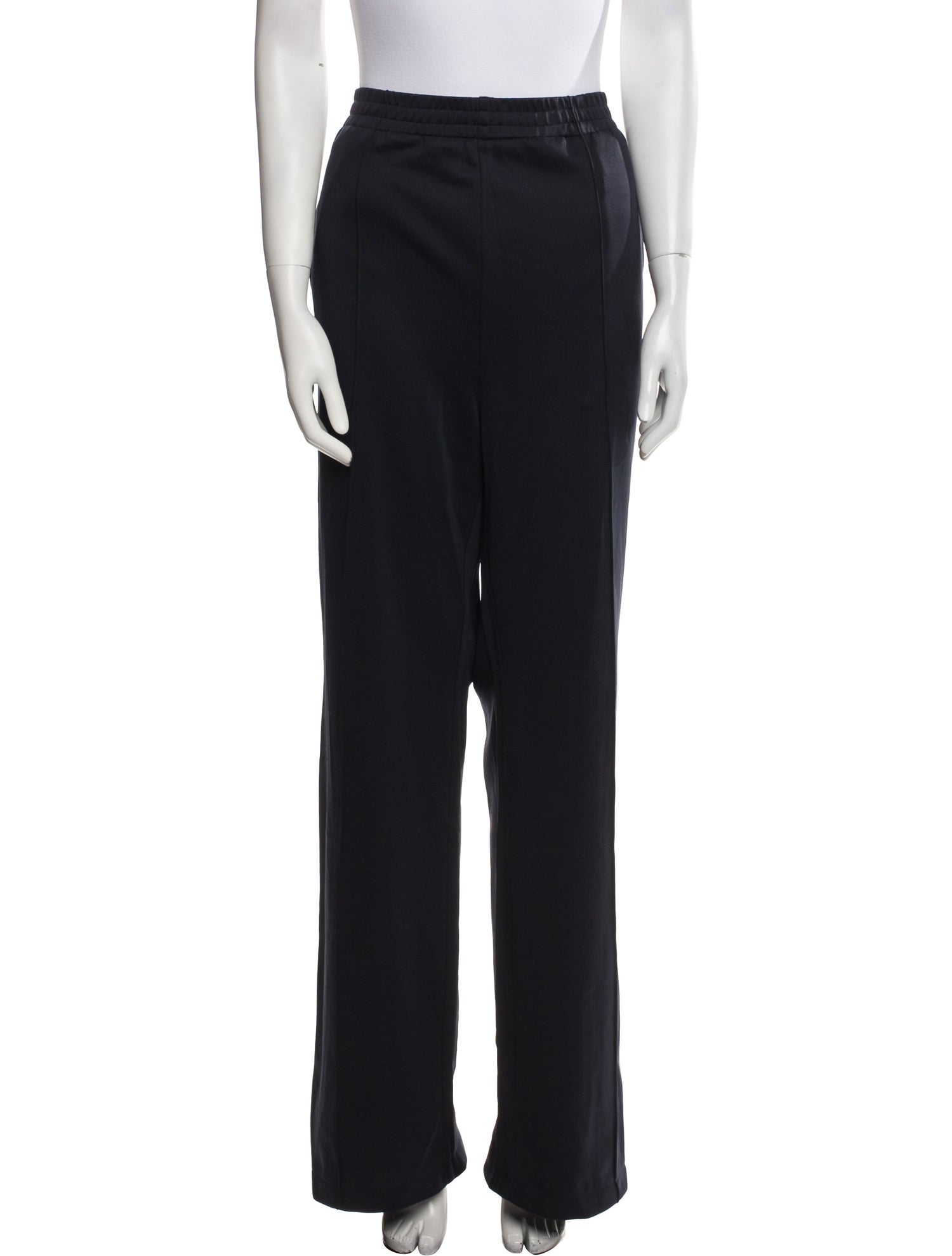 Tibi Silk Pleated Accents Sweatpants