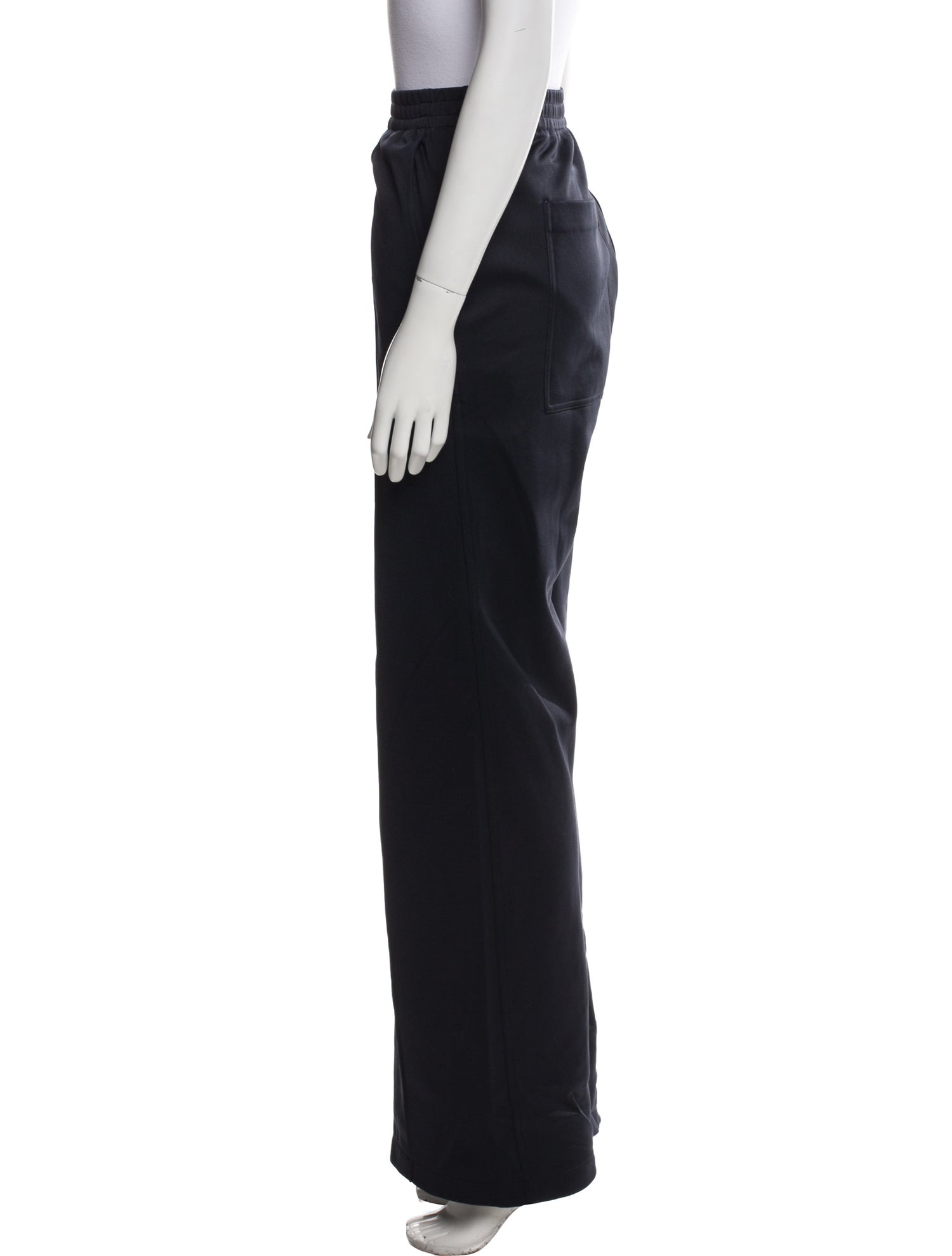 Tibi Silk Pleated Accents Sweatpants