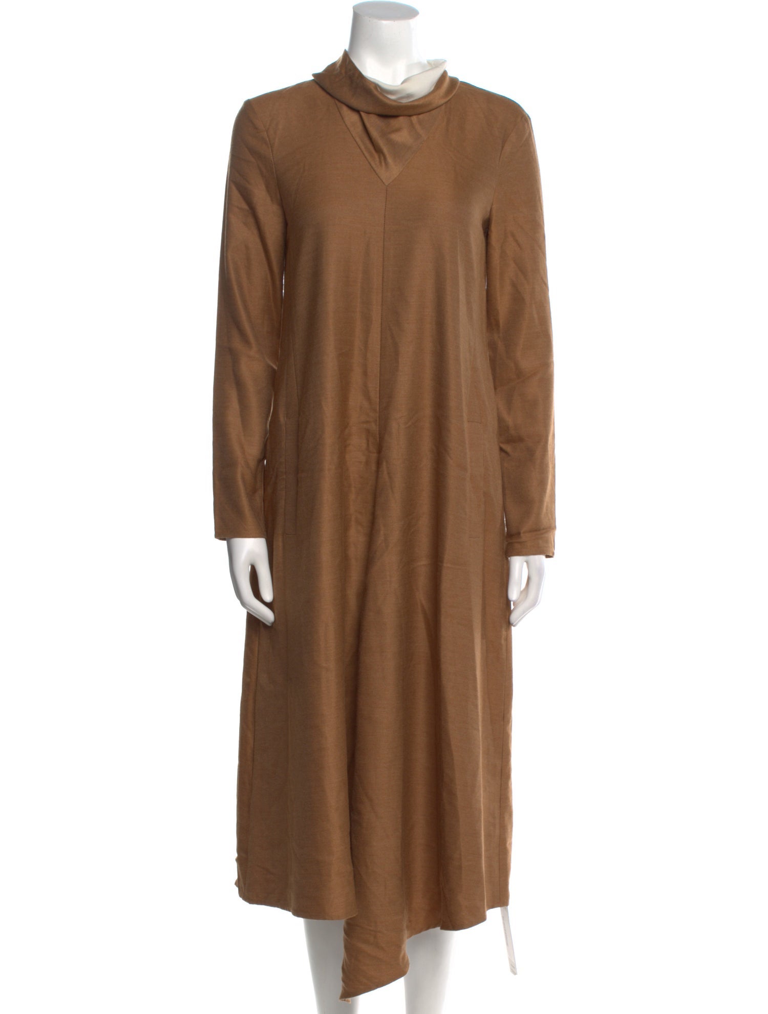 Tibi Mock Neck Long Sleeve Tunic