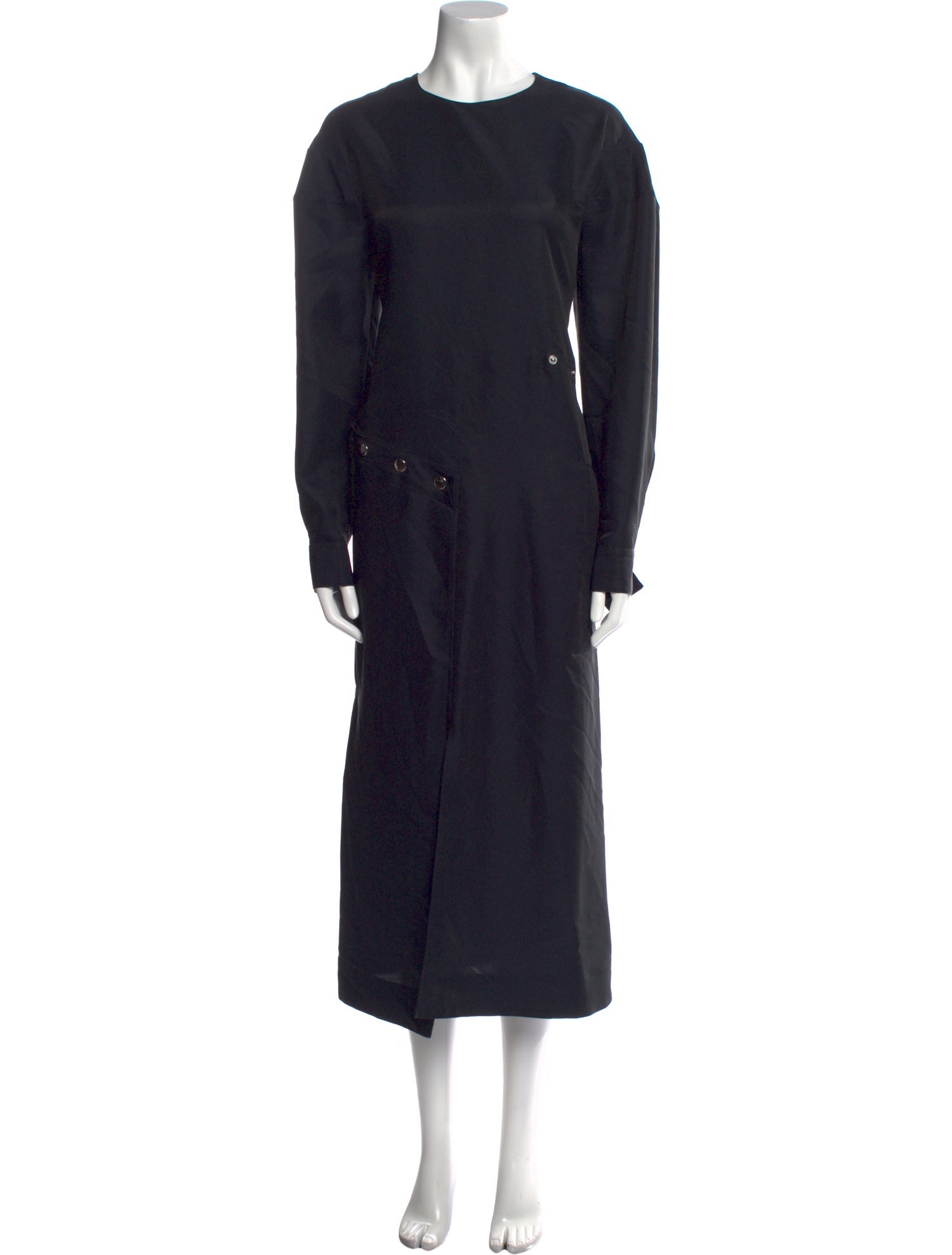 Tibi Crew Neck Long Dress