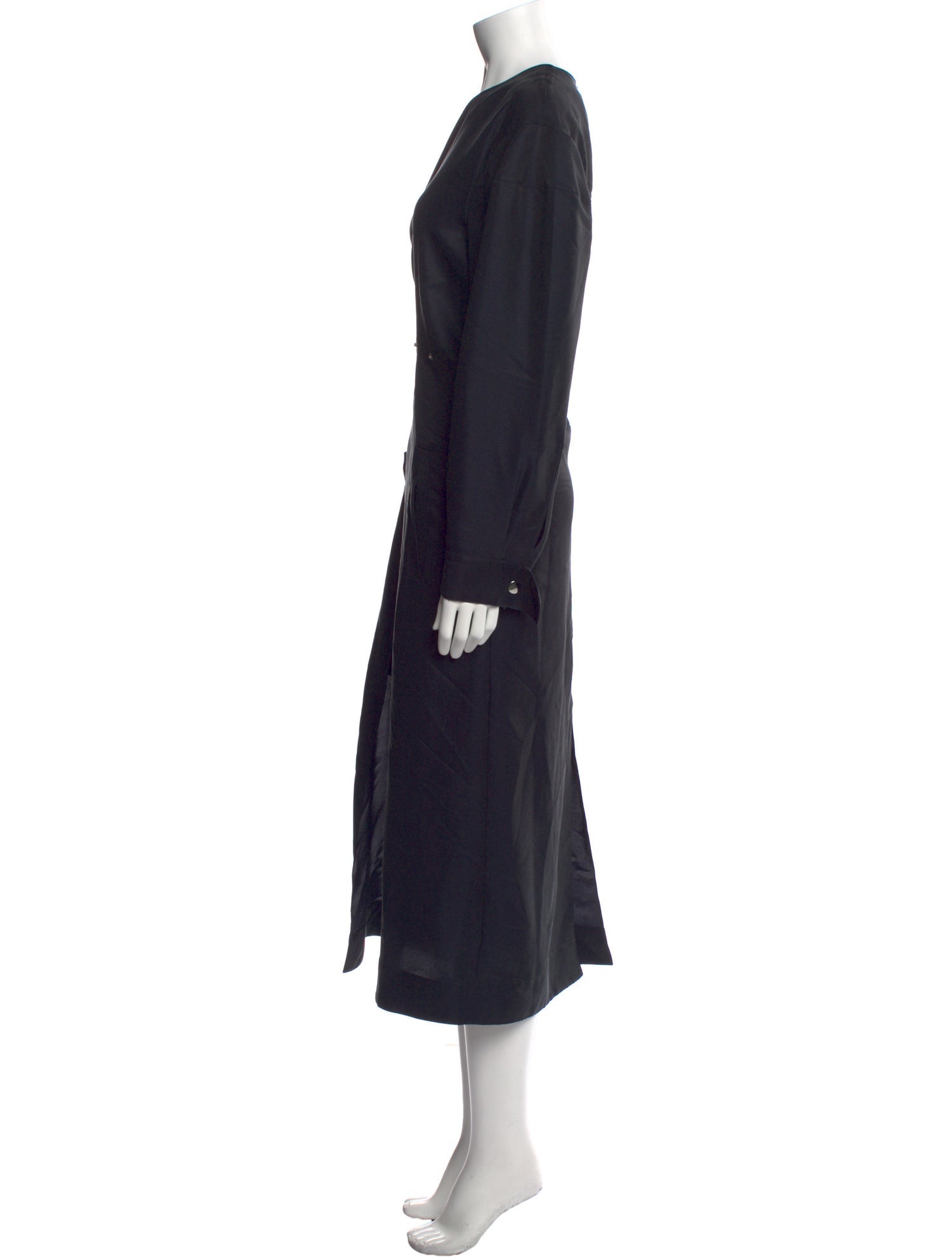 Tibi Crew Neck Long Dress