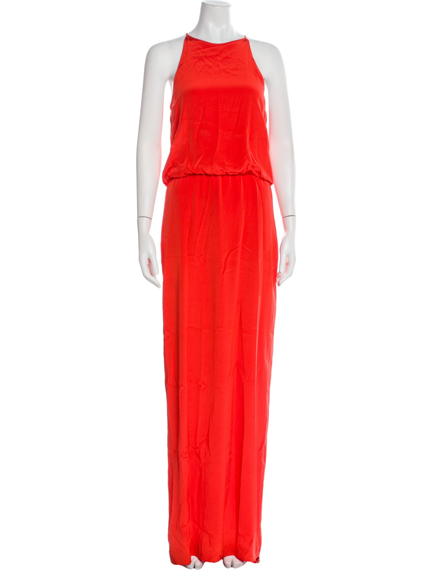 Tibi Crew Neck Long Dress