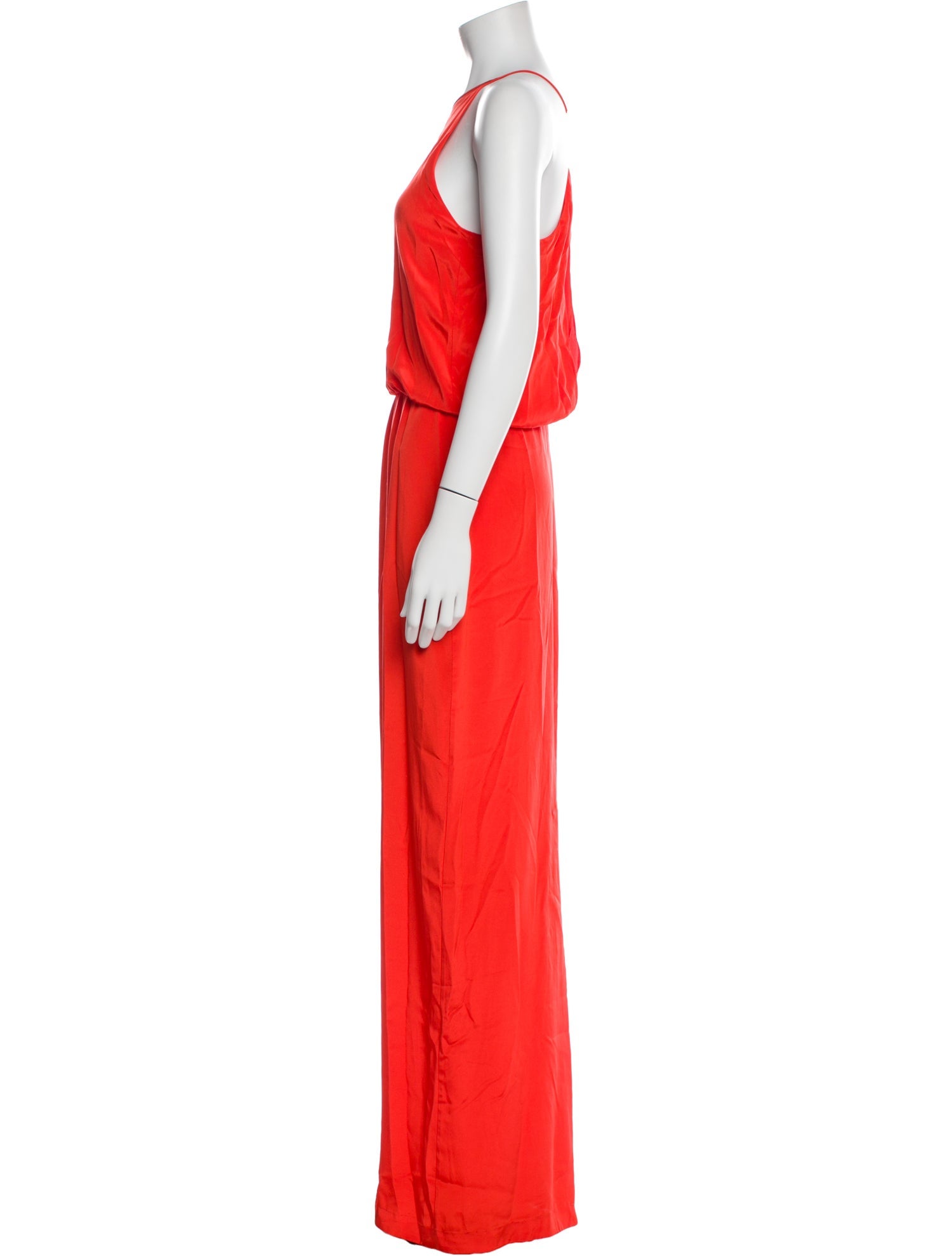 Tibi Crew Neck Long Dress