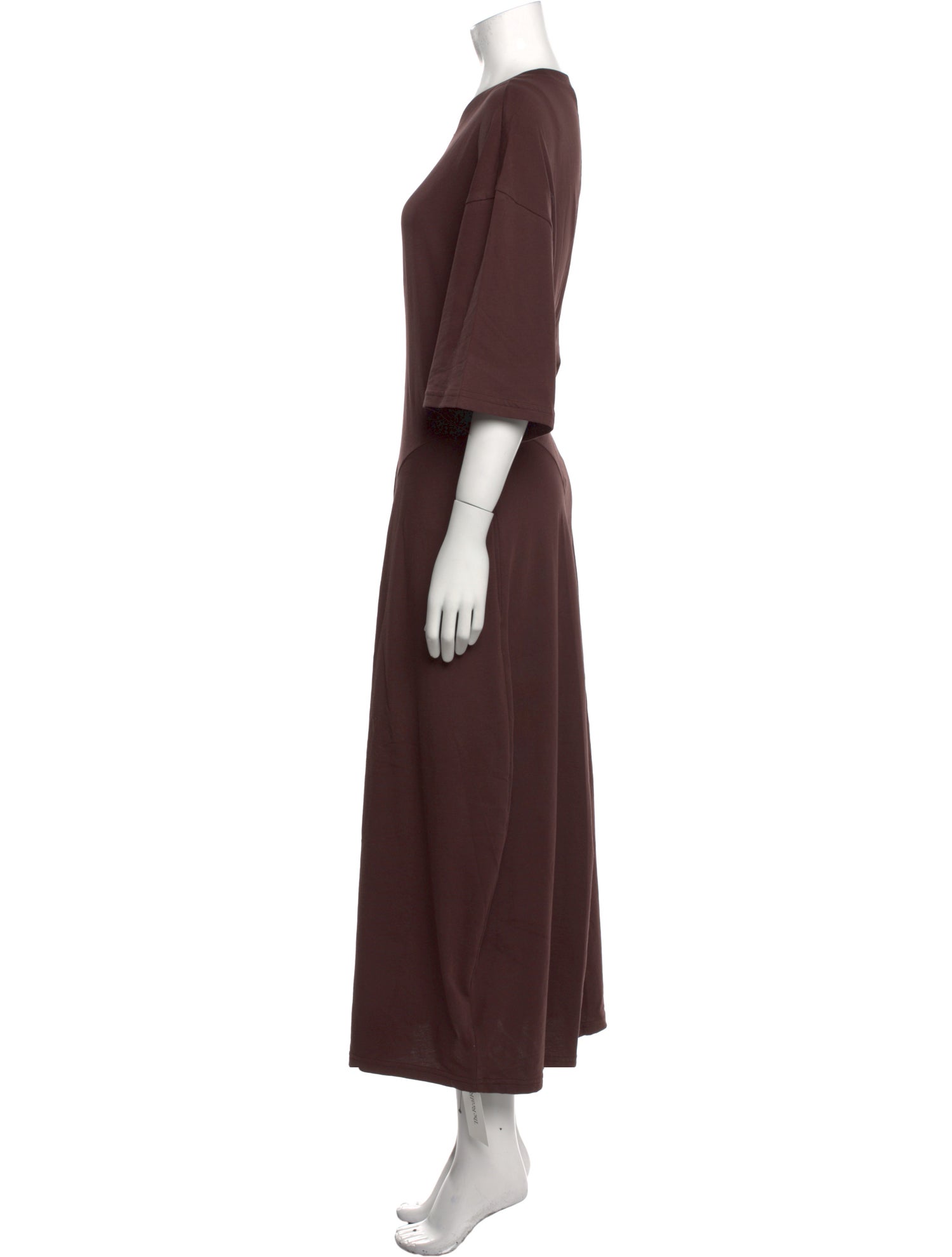 Tibi Crew Neck Long Dress