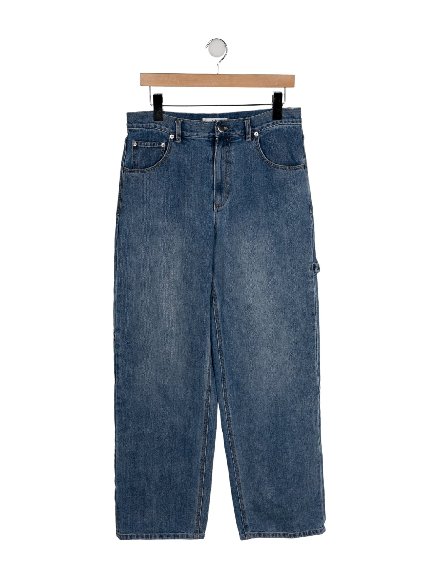 Tibi High-Rise Wide Leg Jeans