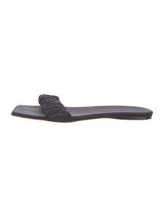 Tibi Leather Slides